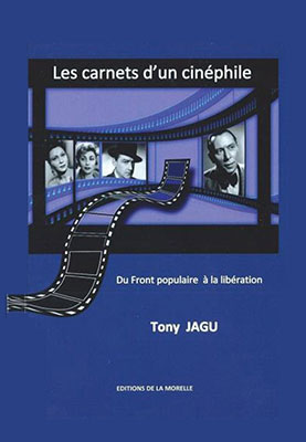 livre de Tony JAGU Les carnets d'un cinéphile